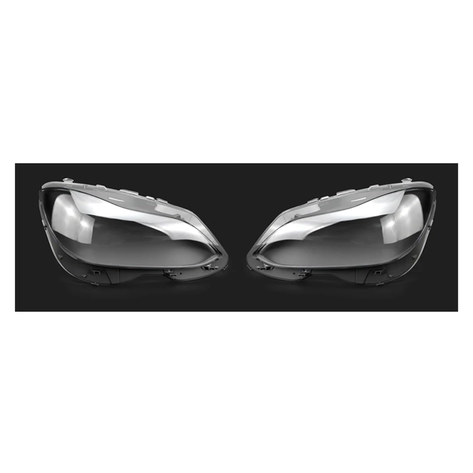 Auto Front Lampenschirm Objektiv Abdeckung Kompatibel for Mercedes-Benz E-klasse W212 2014-2015 E200L E260L E280L E300L E350L Scheinwerfer Glas Lampe Fall(Left right) von JFAQIPEI