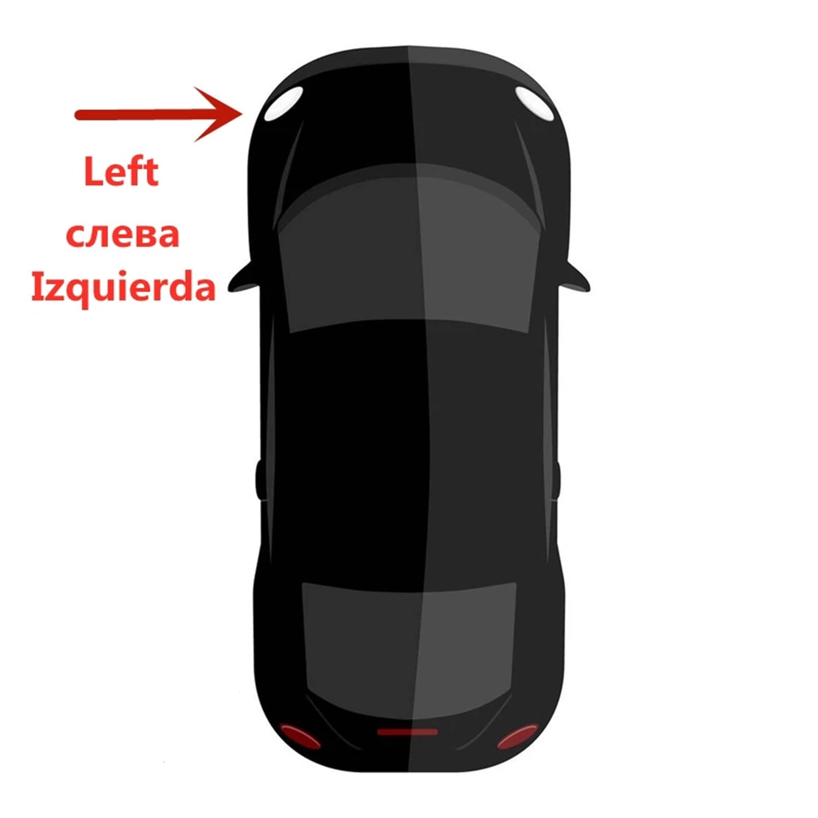 Auto-Frontscheinwerfer-Scheinwerfer, klare Linsenabdeckung, kompatibel for VW Passat B5.5 2000 2001 2002 2003 2004 2005, transparenter Lampenschirm(1 Piece Left) von JFAQIPEI