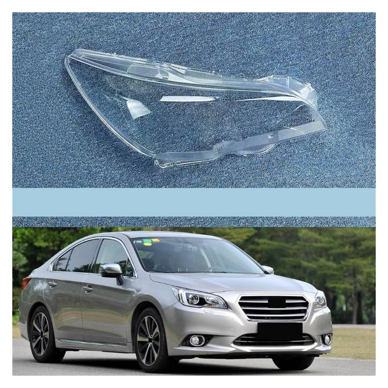 Auto Scheinwerfer Abdeckung Objektiv Glas Schale Vorne Scheinwerfer Transparent Lampenschirm Auto Licht Lampe Kompatibel for Subaru Legacy 2015-2017(Left right) von JFAQIPEI