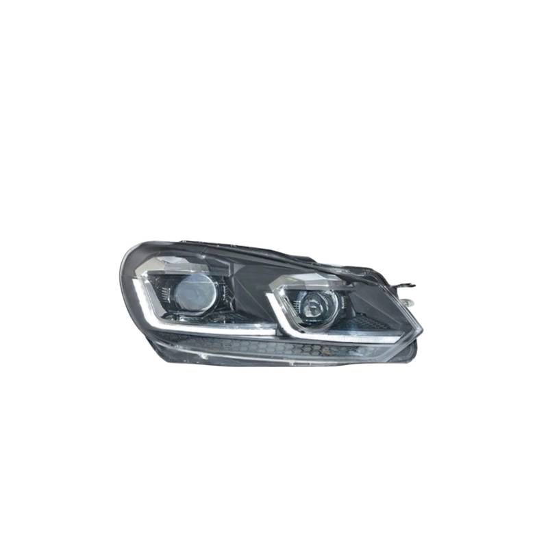 Autolicht Kompatibel for VW Golf 6 Scheinwerfer Mk6 2009-2012 Halogenscheinwerfer Projektorlinse Scheinwerfer DRL Blinker Fernlicht(TSI Sliver) von JFAQIPEI