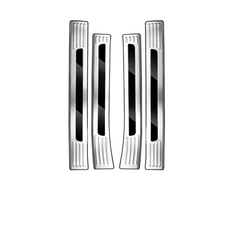 Autotür-Verschleißplatten-Schutzabdeckungsaufkleber Schwellendekorationsstreifen Innenzubehör Kompatibel mit Leading IDEAL Lixiang L7 L8 L9(Outside-Silver,L7) von JFAQIPEI