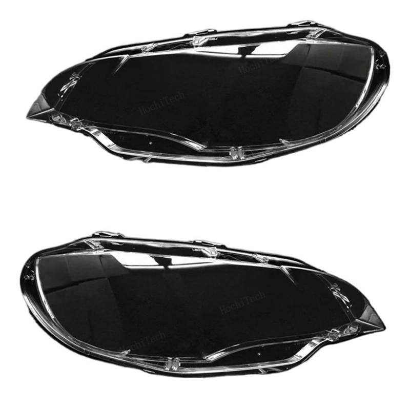 Frontscheinwerferabdeckung Scheinwerferlampengehäuse Maske Lampenschirmlinse Polycarbonat Kompatibel for BMW X6 X6M E71 E72 2008–14 X5M E70 2010–2013(Right and Left) von JFAQIPEI