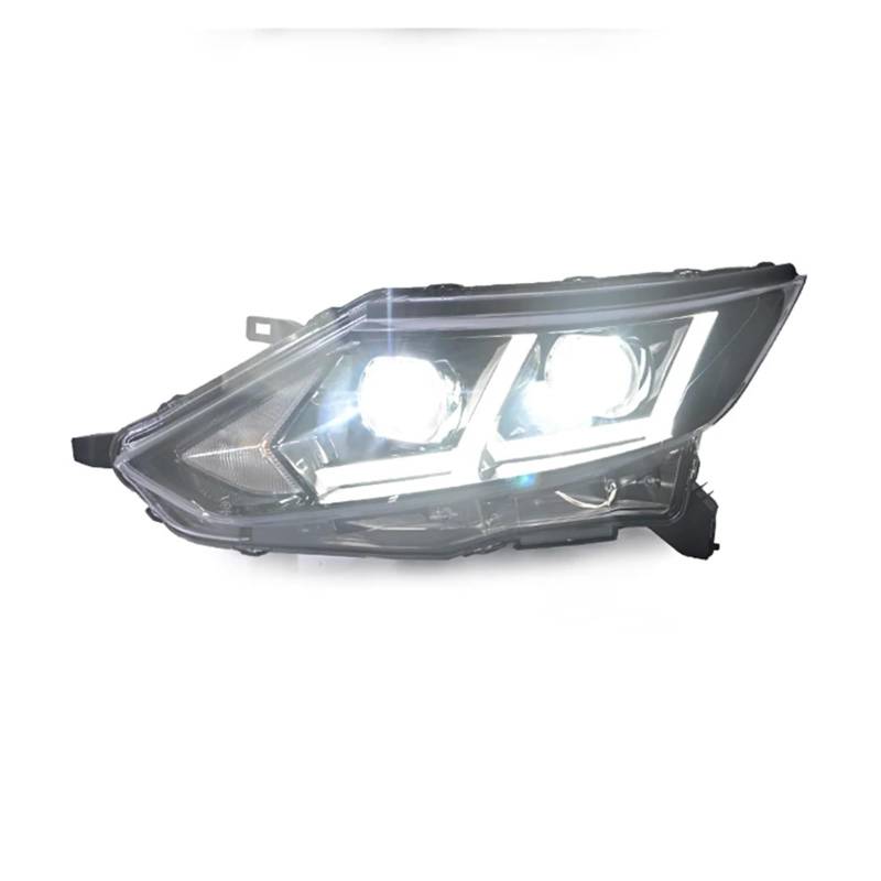 JFAQIPEI Auto-Halogenscheinwerfer Scheinwerfer Kompatibel for Nissan Qashqai 2016-2017 Frontlichter Halogenscheinwerfer DRL Blinkerlampen Bi-Xenon-Linse Automontage(Xenon in low beam) von JFAQIPEI