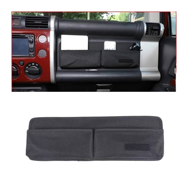 JFAQIPEI Kompatibel for Toyota FJ Cruiser 2007–2021, Kofferraum-Seiten-Aufbewahrungsbox, Netztasche, vordere Co-Pilot-Aufbewahrungstasche, Innenaufbewahrungszubehör(Style 2) von JFAQIPEI