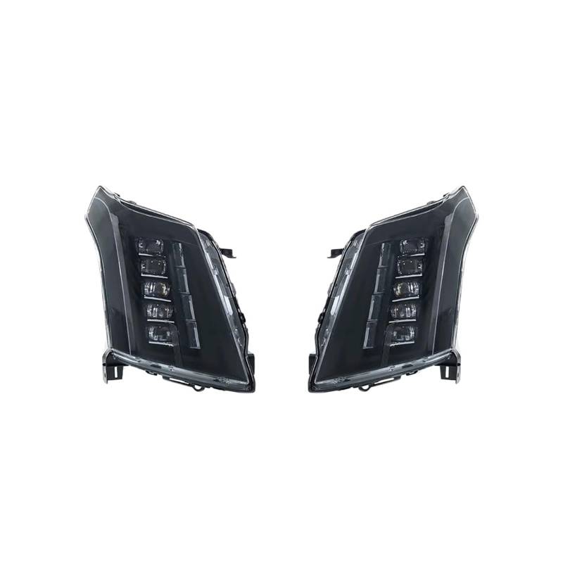 JFAQIPEI Scheinwerfer kompatibel for Cadillac SRX Halogenscheinwerfer Scheinwerfer 2010-2015 Scheinwerfer SRX DRL Blinker Fernlicht Angel Eye Projektor von JFAQIPEI