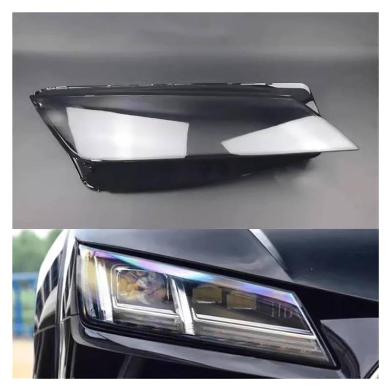 Kompatibel for Audi TT 2015-2021 Scheinwerfer Abdeckung Transparente Lampe Schatten Shell Objektiv Ersetzen Original Lampenschirm(Right) von JFAQIPEI