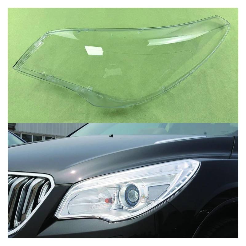 Kompatibel for Buick Enclave 2014 2015 2016 Auto-Frontscheinwerfer-Abdeckung Auto-Scheinwerfer-Lampenschirm Lampcover Kopflampe Lichtglas-Linsenschale(Left) von JFAQIPEI