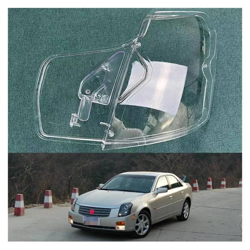 Kompatibel for Cadillac CTS 2005 2006 Auto Zubehör Front Scheinwerfer Transparent Lampenschirme Lampe Shell Scheinwerfer Objektiv Abdeckung(Left and Right 2pcs) von JFAQIPEI