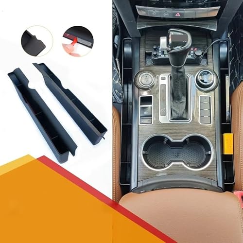 Kompatibel for Haval H9 2015–2022, Autokonsolen-Aufbewahrungsbox, technisches Umweltschutzmaterial, zentrales Sitz-Crack-Box-Zubehör(2pcs 2015-2016) von JFAQIPEI