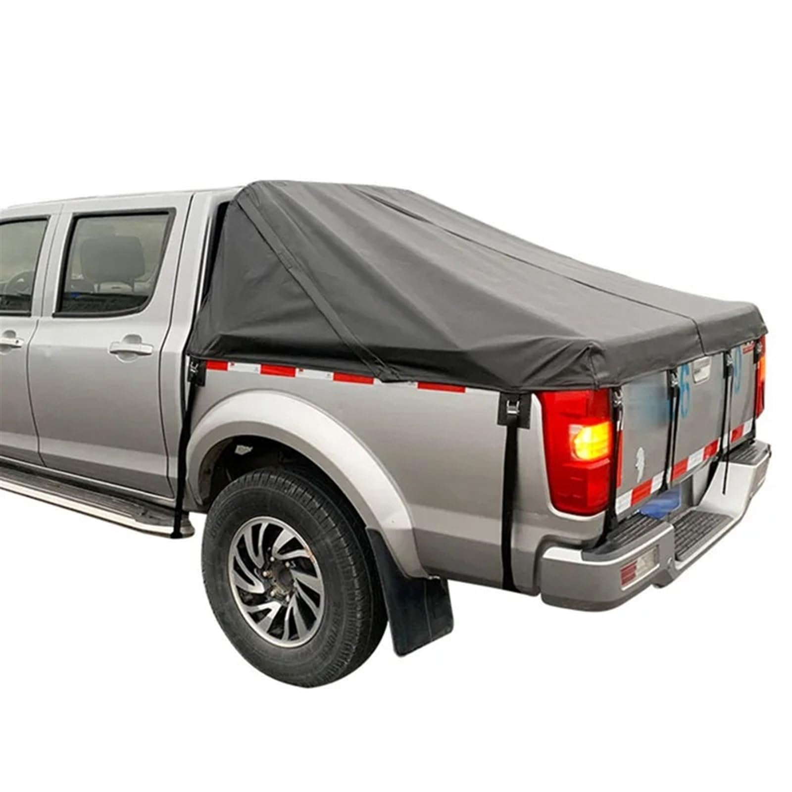 Ladeflächenabdeckung for Pickup-Trucks, kompatibel mit F150/F250, kompatibel mit Sierra, kompatibel mit Ram, kompatibel mit Tundra(Black,6.5-ft. Bed) von JFAQIPEI