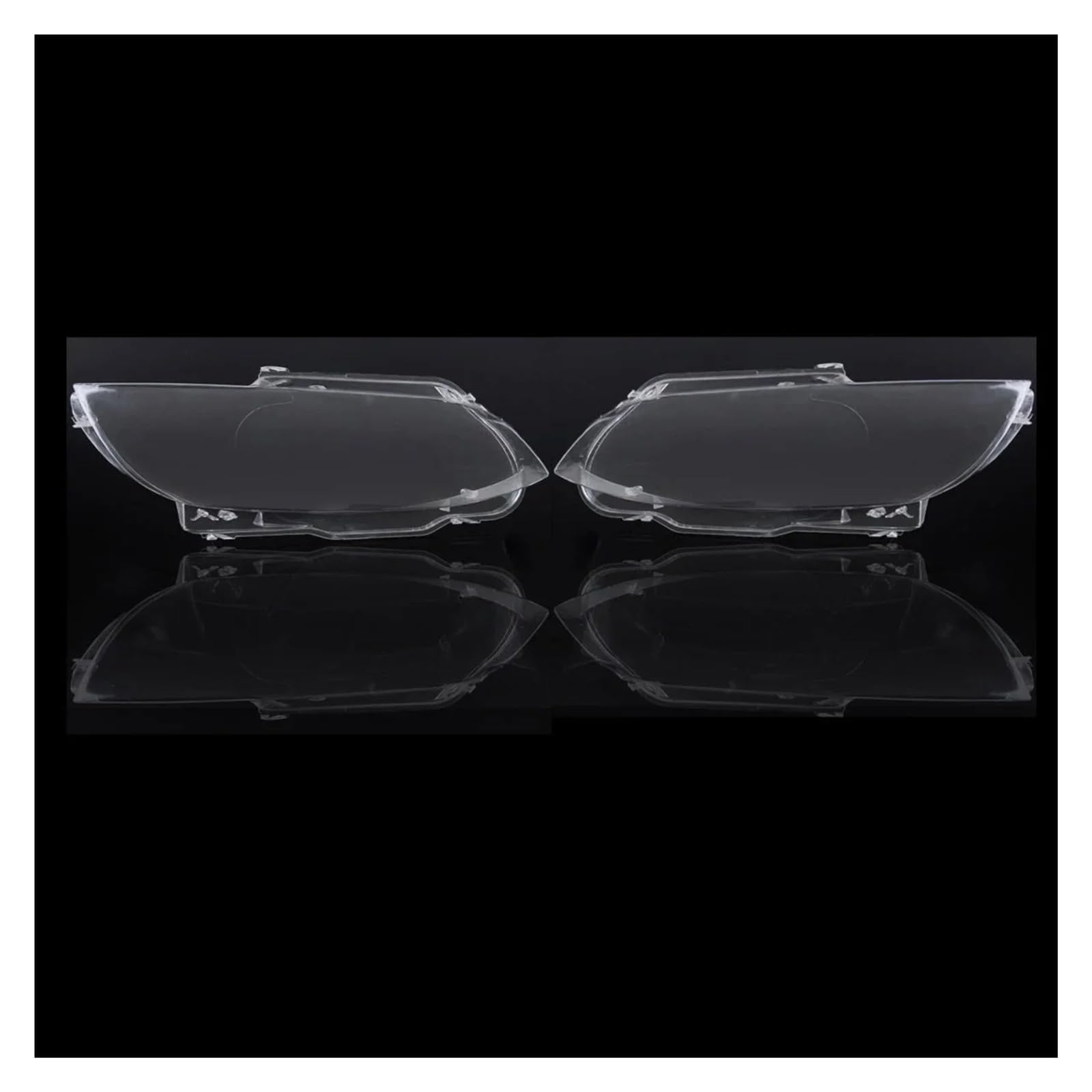 Paar Auto-Frontscheinwerfer-Objektivabdeckung, kompatibel for BMW E92 E93 2-Türer M3 2006–2010, Auto-Shell-Scheinwerfer-Lampenschirm-Shell-Abdeckung, transparent(Pair) von JFAQIPEI