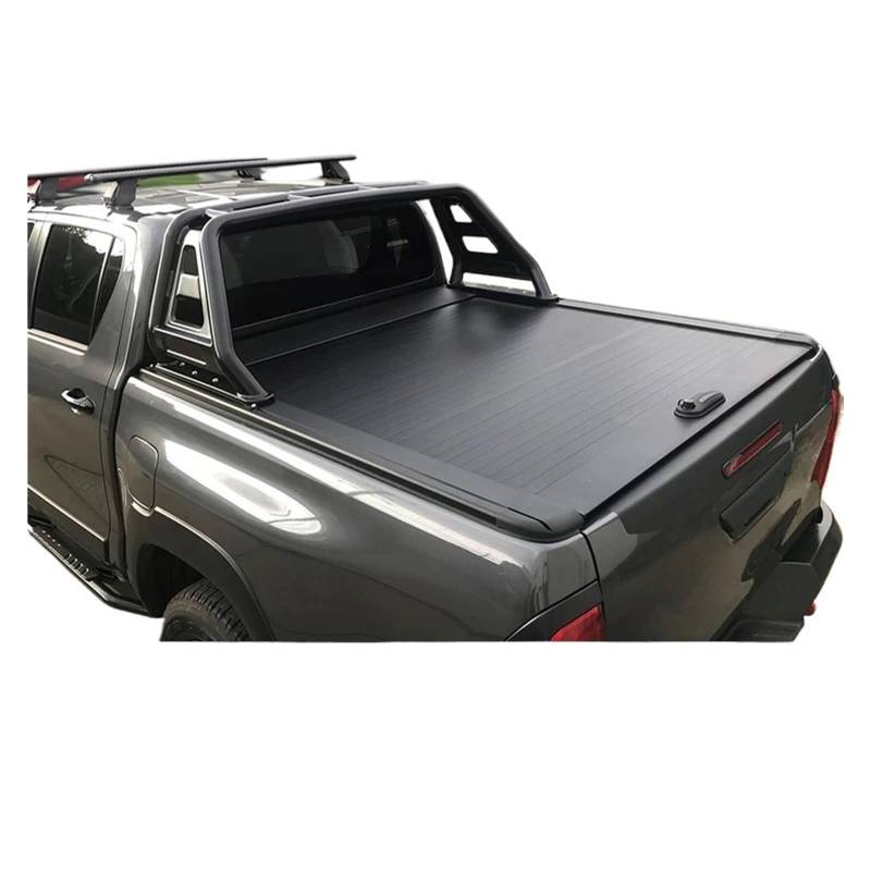 Pickup 4x4 Rolldeckel-Shutter, einziehbare LKW-Ladeflächenabdeckung, Laderaumabdeckung, kompatibel mit Isuzu Dmax Hilux Navara NP300 von JFAQIPEI