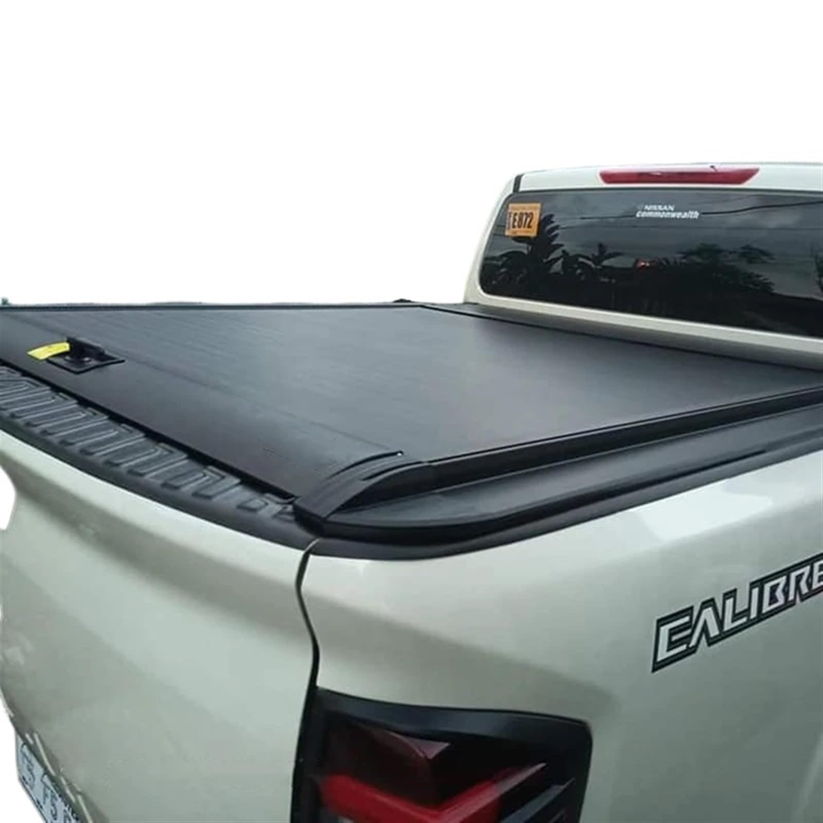 Pickup-Truck-Ladefläche hinten, Hardtop-Rollladendeckel, Laderaumabdeckung, kompatibel mit Nissan Navara NP300 Frontier D40 D22 D23 Pro4x F150 von JFAQIPEI