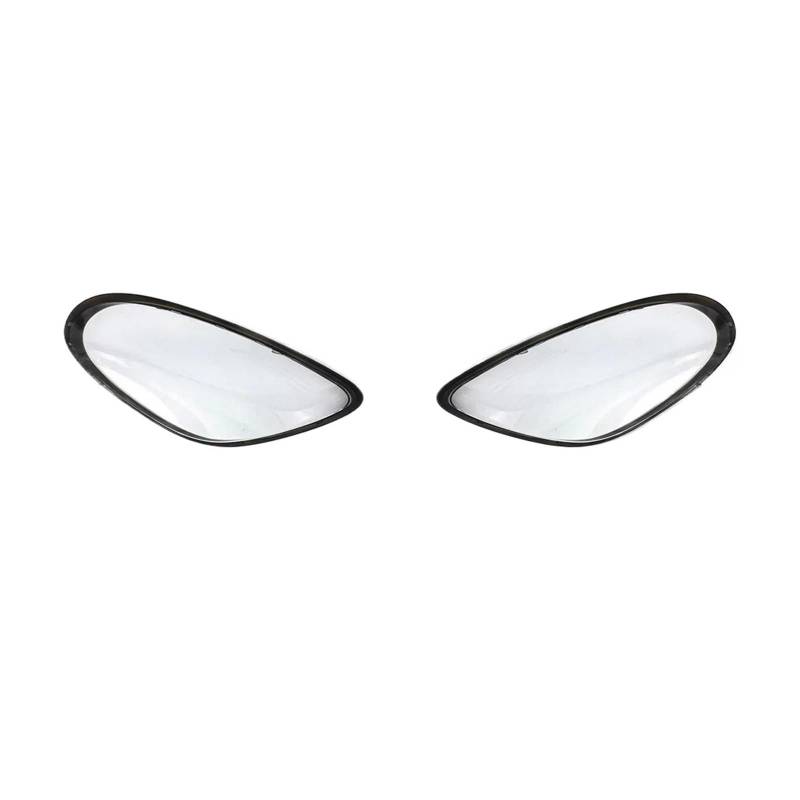 Scheinwerferlinse kompatibel for Porsche Cayman 981 Scheinwerferabdeckung Ersatz vorne Autolicht Autoschale transparenter Lampenschirm heller Schatten(Left right) von JFAQIPEI