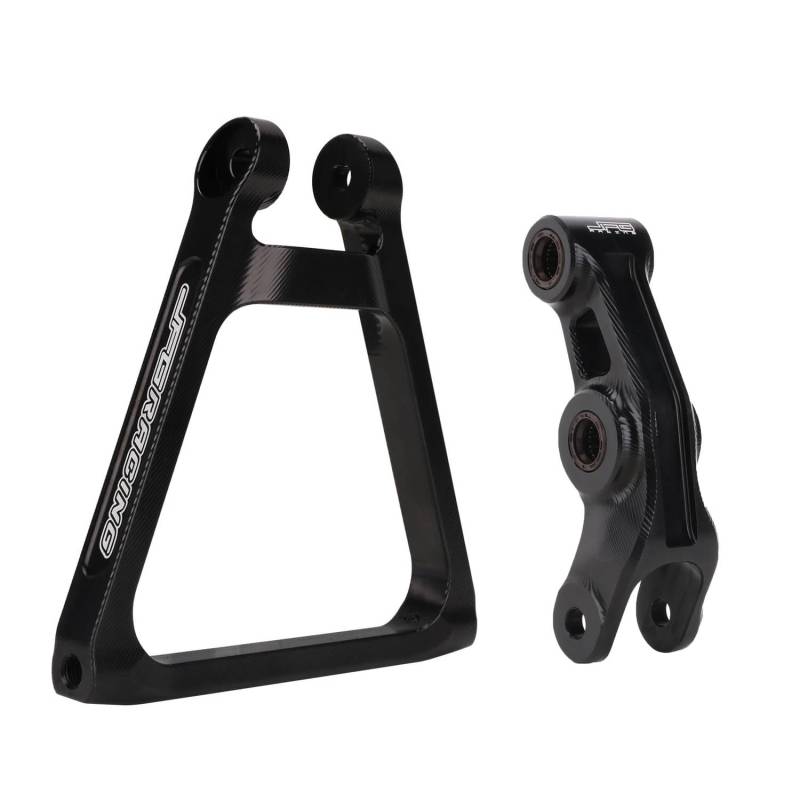 JFG RACING Motorrad Hinterprogressionsdreieck Aluminium Aufhängungsgestänge + Hintergestänge Kit für Sur Ron Light Bee S/X Segway X160/X260-Schwarz von JFG RACING