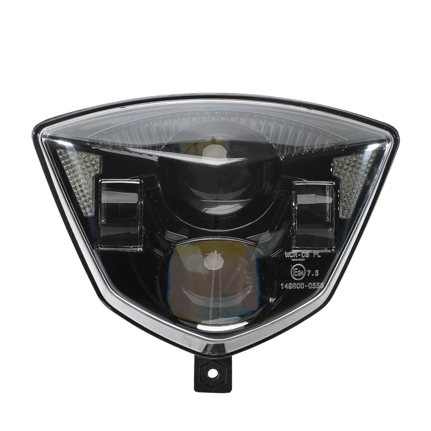 JFG RACING Motorrad Lichtmaske,Motorrad Scheinwerfer Tagfahrlicht Scheinwerfer für 2021-2023 EC 250/300 2021-2023 EC 250F/350F von JFG RACING