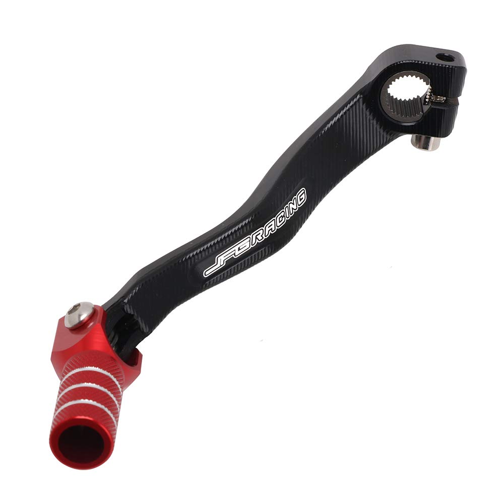 JFG RACING Motorrad-Schalthebel Schalthebel Pedal Shifter Legierung faltbar für CRF250R 2004-2009 CRF250X 2004-2017 CRF450R 2002 von JFG RACING