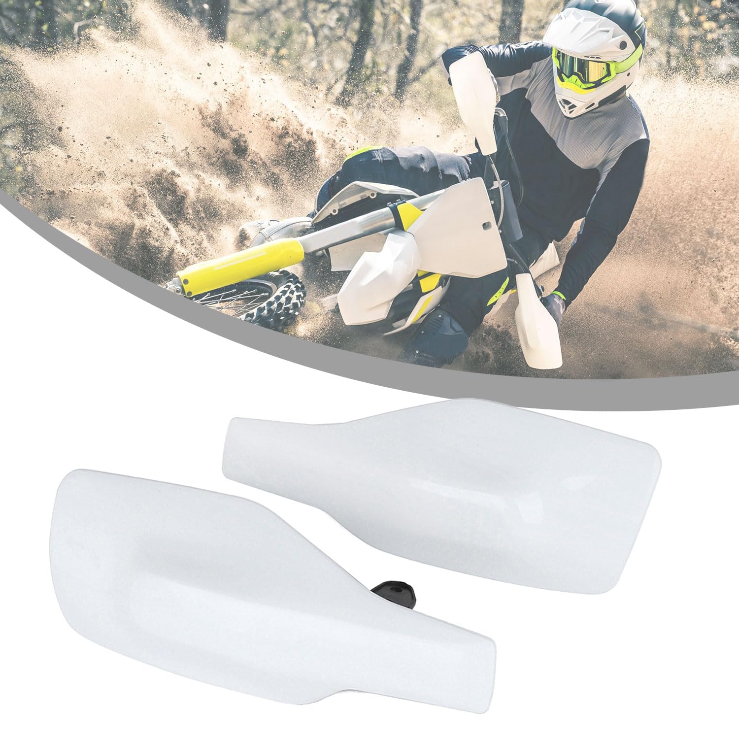 Motorrad-Handschützer,Dirt Bike Handschutz Lenker-Handbürstenschutz für FC250 FC350 FC450 TC125 TC250 FE250 FE350 FE450 FE501 TE125 TE250 TE300 16-17 FX350 FX450 0 TX300 Dirt Bike von JFG RACING