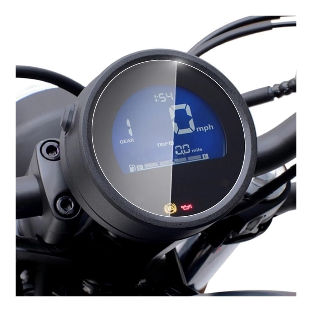 Kratzfeste Schutzfolie das Armaturenbrett Motorrad Dashboard Screen Protector Für H&on&da Rebel 500 CM500 CMX500 2020-2022 Screen Protector Scratch Schutz Film von JFTEOPUTN