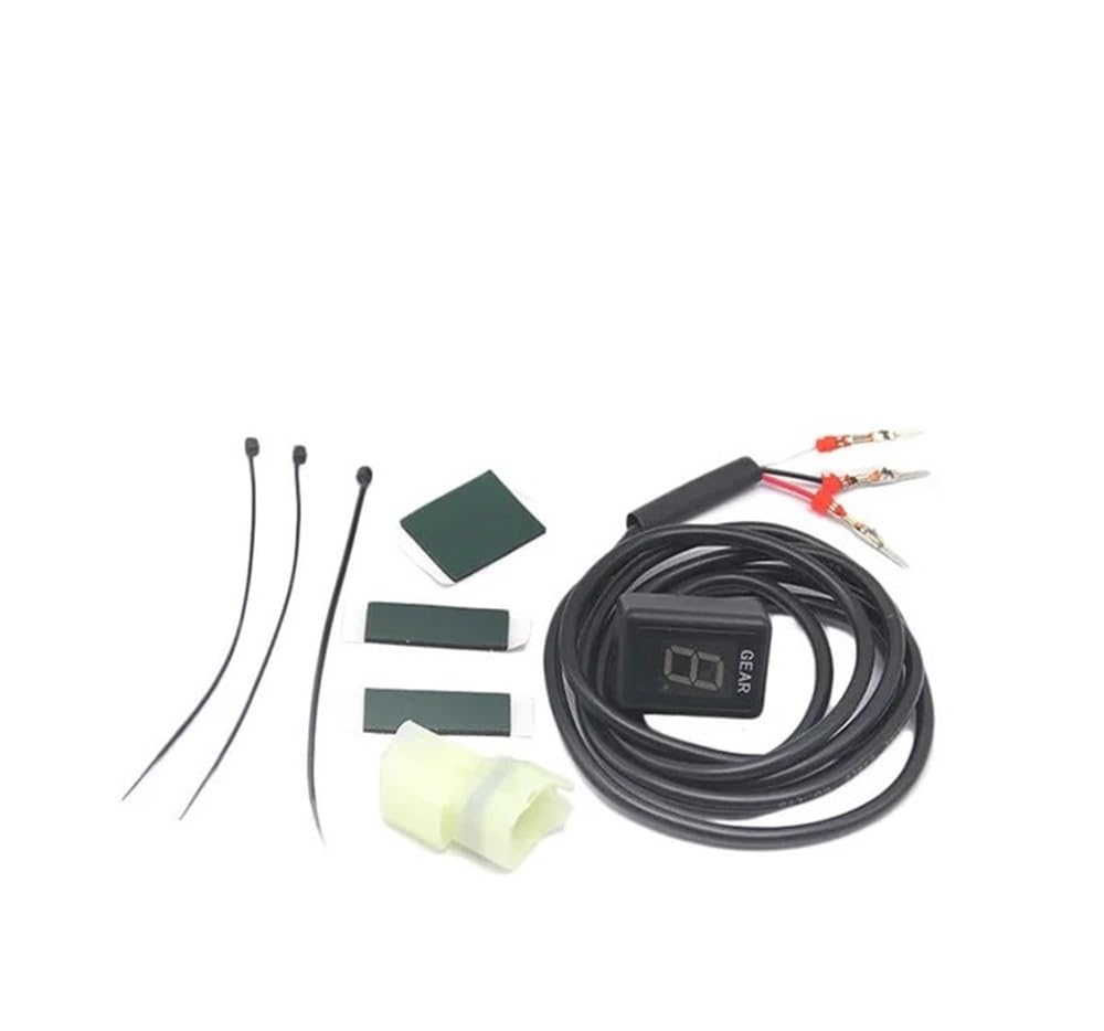 Motorrad Speed Gear Display Ganganzeige 1-6 Hebel EFI Anzeige Motorrad Geschwindigkeit Aktuelle Getriebe Display Anzeige ECU Stecker Für SU&ZUKI Für Für Kaw&asaki von JFTEOPUTN