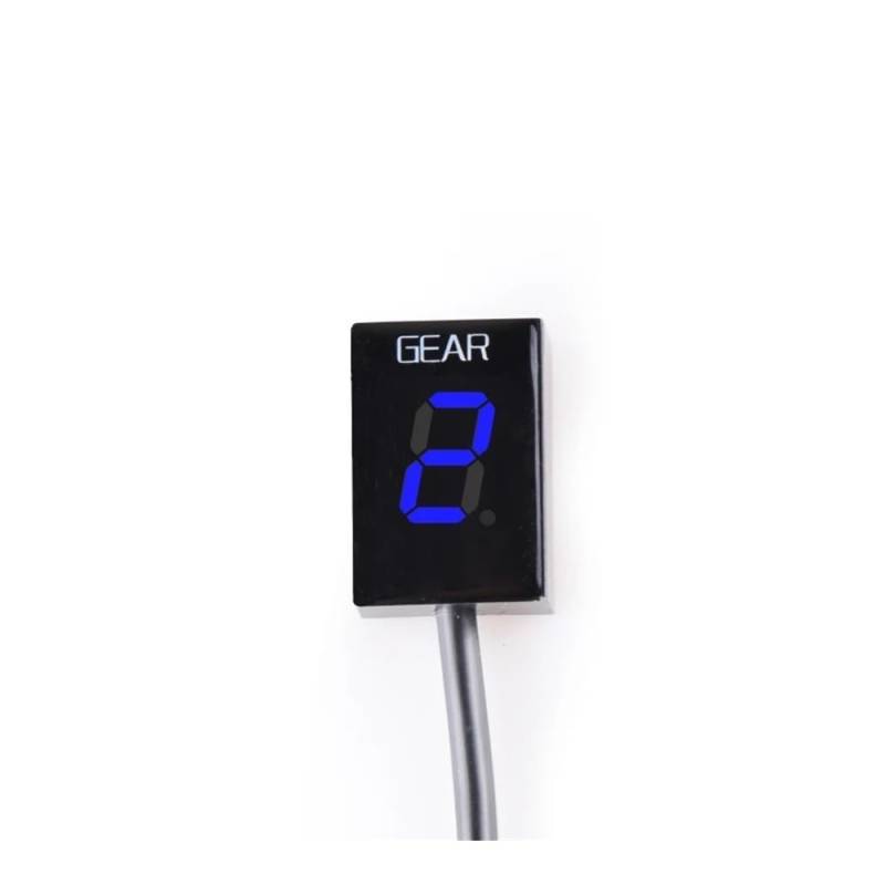 Motorrad Speed Gear Display Ganganzeige Motorrad-Ganganzeige Für Yam&aha FZ-16 FZ-S FZ 16 S 2008-2015, Wasserdicht, 1-6-Stufen-Elektronik, Digitalmessgerät von JFTEOPUTN