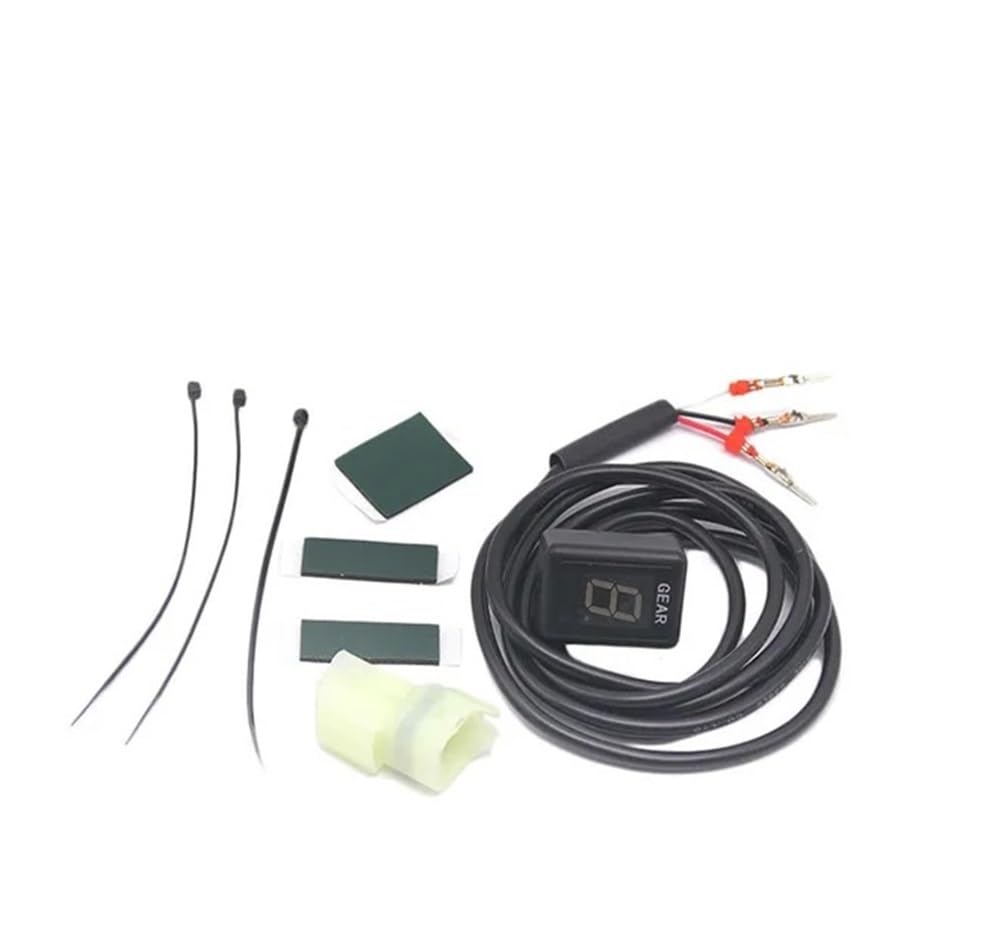 Motorrad Speed Gear Display Ganganzeige Motorrad Geschwindigkeit Aktuelle Getriebe Display Anzeige 1-6 Hebel EFI Anzeige ECU Stecker Für SU&ZUKI Für Für Kaw&asaki von JFTEOPUTN