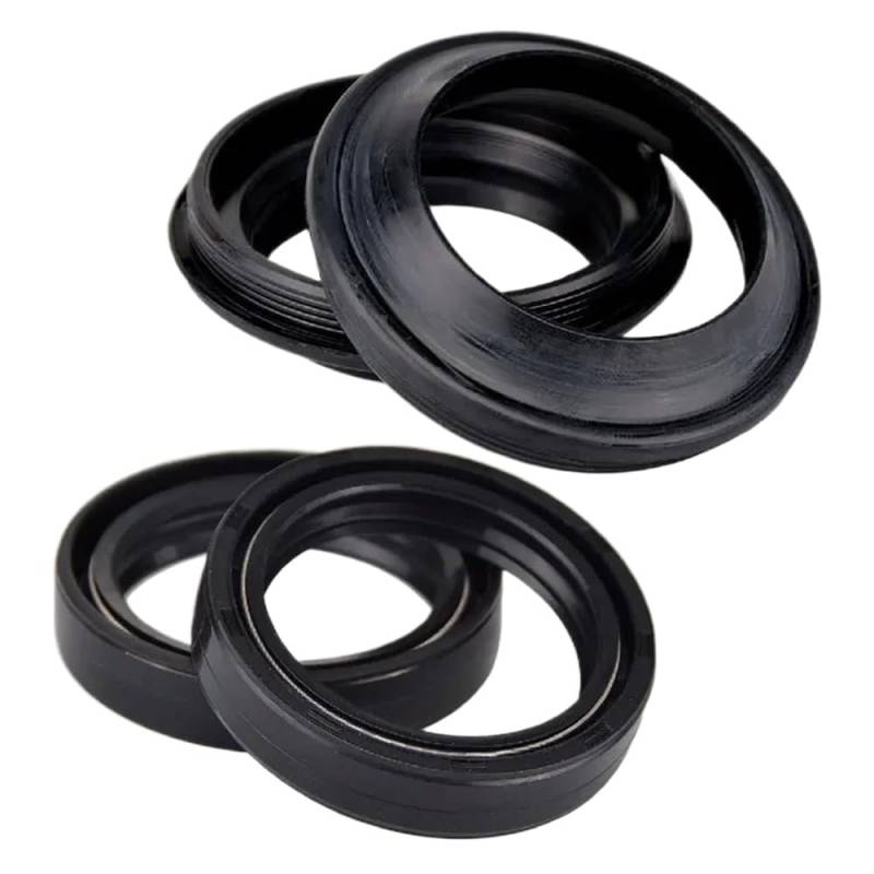 41x54x11 Gabelöldichtung und Staubdichtung, kompatibel mit F650 Einzylinder Dakar F650 G650GS Sertao G650 K1200S K1200 G650 GS(2pcs seal 2pcs cover) von JGHFReW