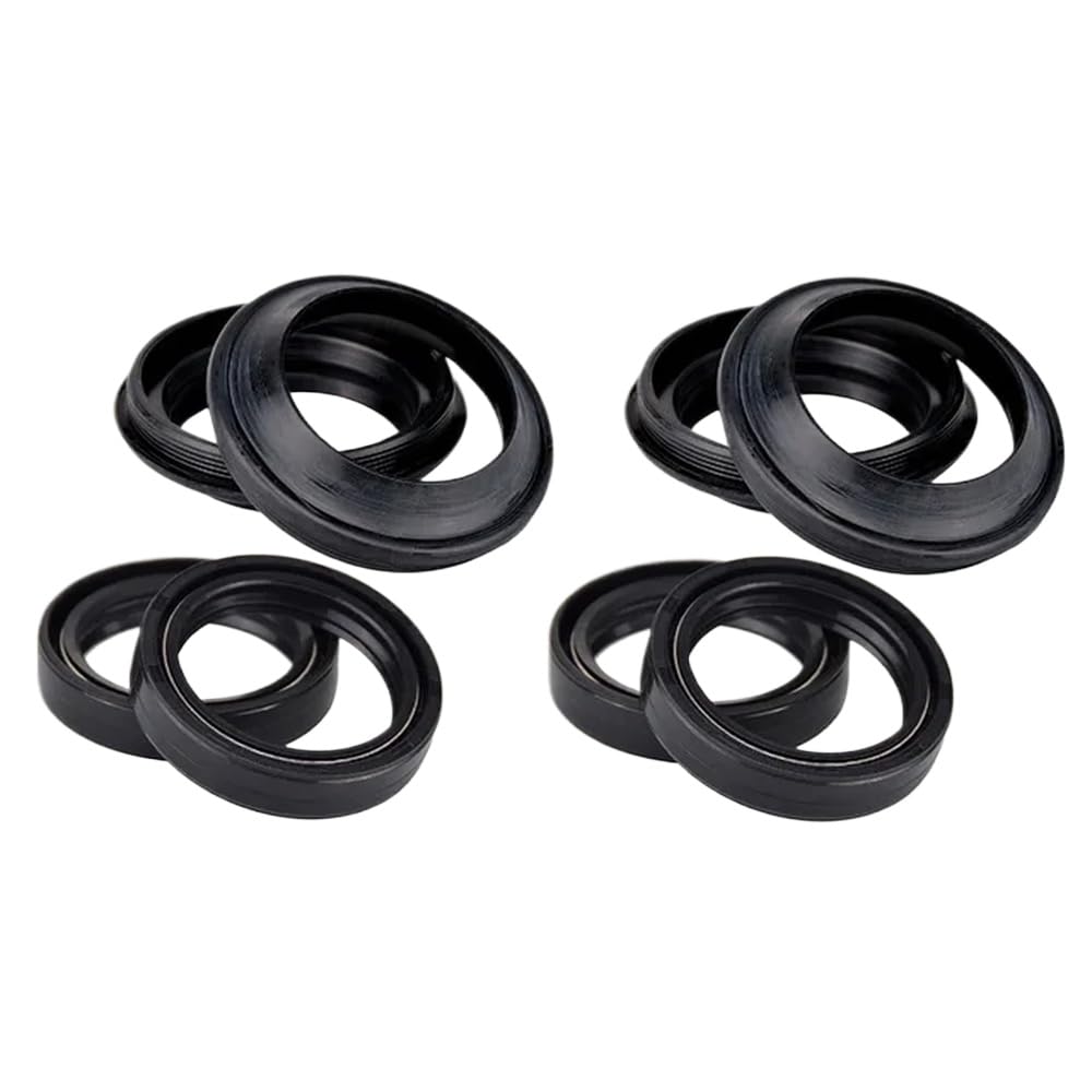 41x54x11 Gabelöldichtung und Staubdichtung, kompatibel mit F650 Einzylinder Dakar F650 G650GS Sertao G650 K1200S K1200 G650 GS(4pcs seal 4pcs cover) von JGHFReW