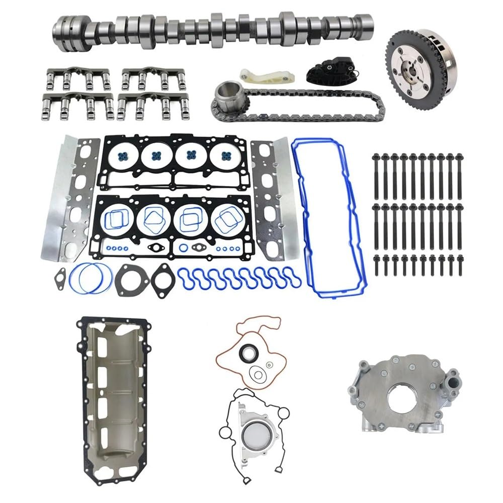 AP01 MDS Lifters Nockenwellensatz und Ölpumpe, kompatibel mit 5,7 l AWD-Motor, Ersatz Kompatibel mit Challenger 05038785AB 53021726AF 5038785AD 53021726AE von JGHFReW