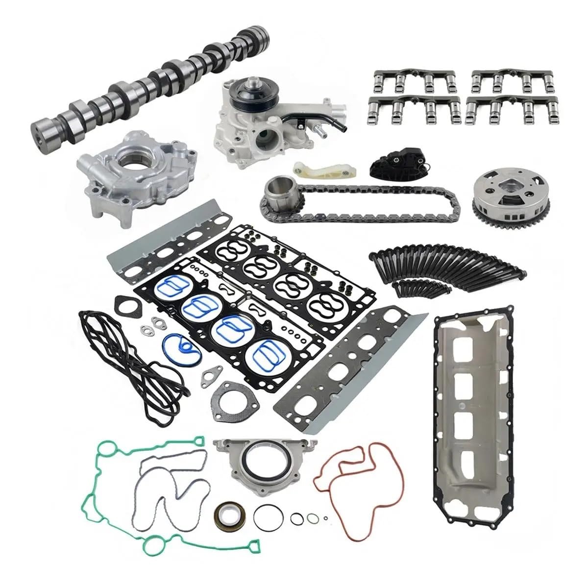 AP01 Nicht-MDS-Heber-Kit, vollständige Nockenwellenpumpendichtungen, kompatibel mit Ram 1500-Modellen von 2009 bis 2015 von JGHFReW