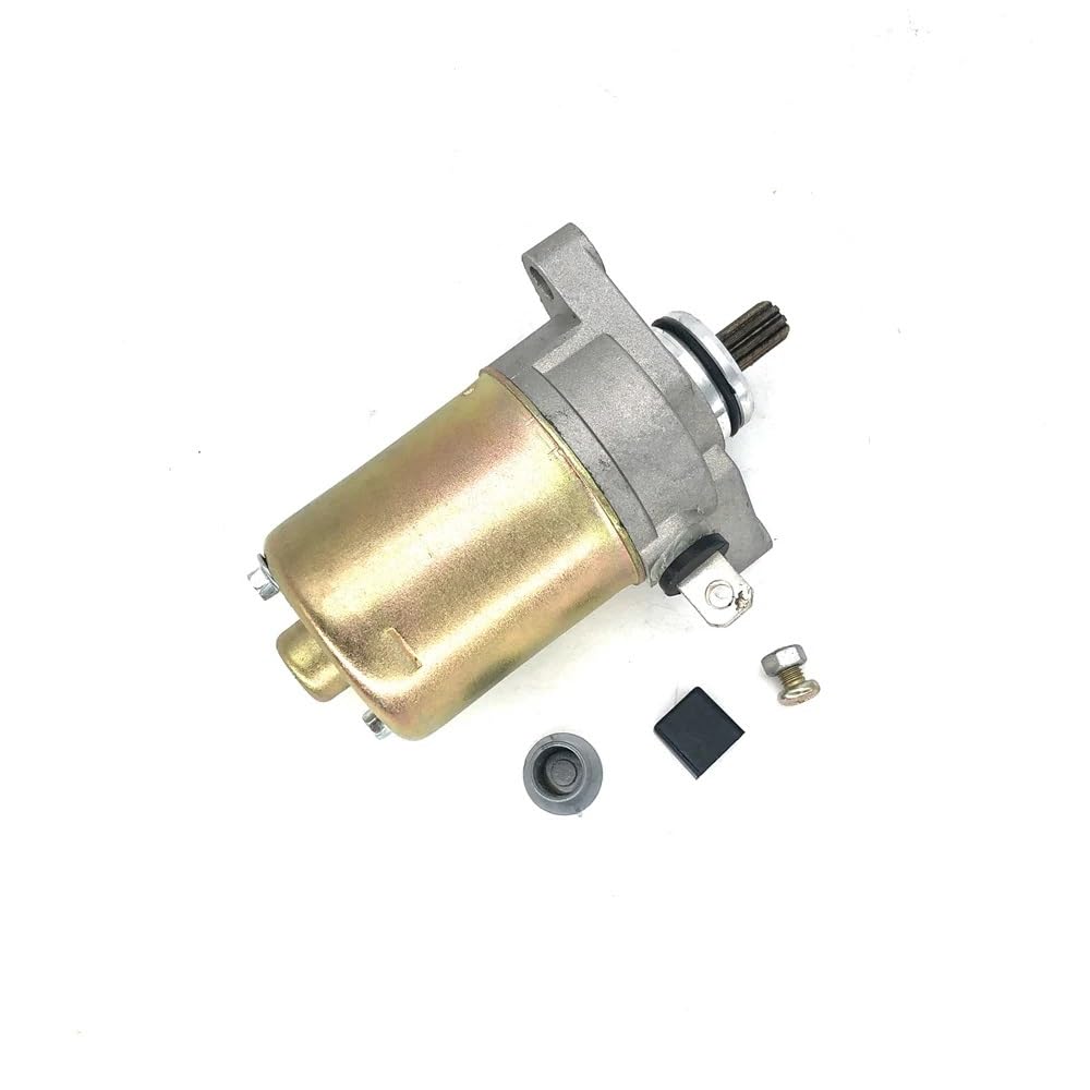 Anlasser kompatibel mit 50 cc 90 cc 2-Takt-Moped-Roller-Elektromotorteilen(GOLD) von JGHFReW