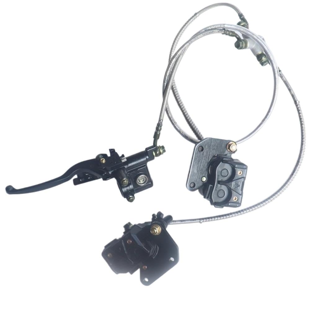 Hydraulisches Scheibenbremssattelsystem mit Belägen, kompatibel mit Quad Dirt Bikes ATVs 150 cc 250 cc von JGHFReW