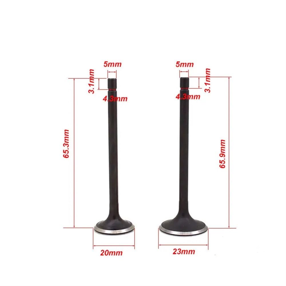 Kompatibler Ersatz-Motorventil-Einlass-Auslassschaft Kompatibel mit 100 cc ZY100 JOG100 RS100 RSZ100 Motorradteile(NORMAL QUALITY) von JGHFReW