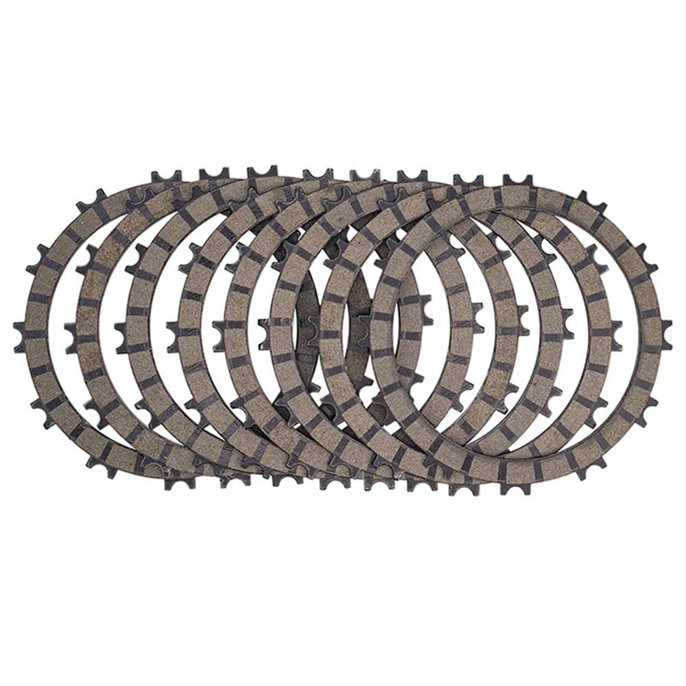 Kupplungsscheiben- und Reibscheibensatz aus Stahl, kompatibel mit FE 501-Motor, TE 300-Chassis 2013, kompatible Ersatzteile(8 PCS CLUTCH PLATES) von JGHFReW