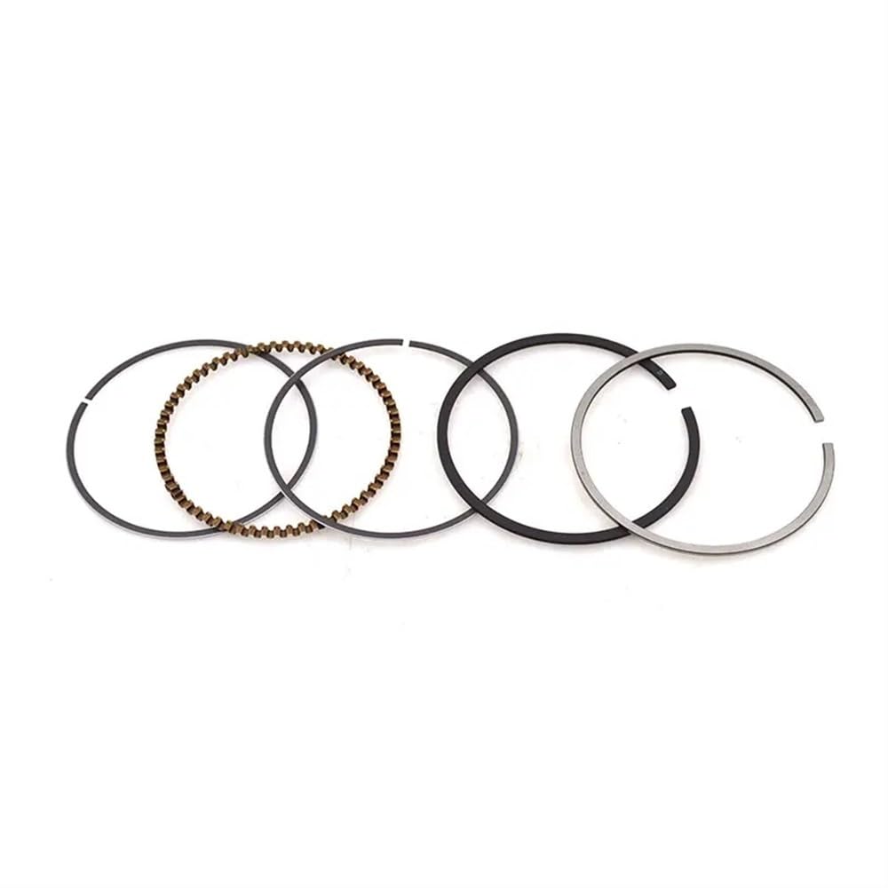 Motorrad Kolben 52,4mm Pin 15mm Ring Dichtung Set Kompatibel Mit GR125 XS125T XS125T-17 ARA GR XS 125 Motor Ersatzteile(PISTON RING) von JGHFReW