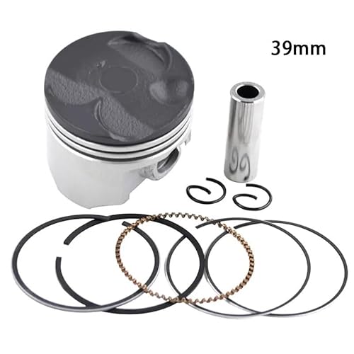 Motorrad-Kolbenringe, komplettes Set, kompatibel mit 38 bis 39 mm Zylinderbohrungsgrößen 38 38,25 38,50 38,75 39 mm NS50F XF50X XF50W(PISTON KIT 39MM) von JGHFReW