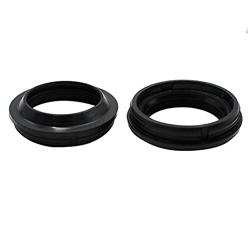 Motorrad Vorderradgabel Dämpfer Stoßdämpfer Öldichtung und Staubdichtung kompatibel mit CR125R CR250R 43x55x11(DUST SEAL) von JGHFReW