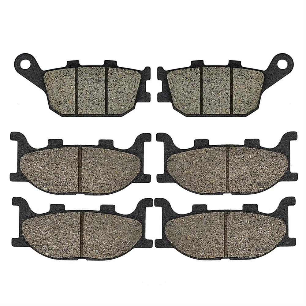 Performance-Bremsbeläge, kompatibel mit 2-Kolben-Bremssattelmodellen FZ6 600 04–07, XJ6 600 13–15 und ähnlichen Modellen(FRONT AND REAR) von JGHFReW