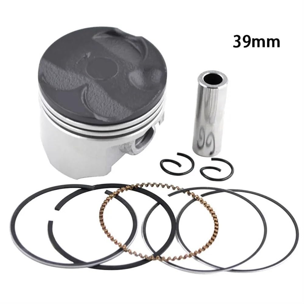 Universal 38 bis 39 mm Motorrad-Zylinderbohrungssatz, vollständige Kolbenringe, kompatibel mit CE50D CE50P XC50R-Modellen(PISTON KIT 39MM) von JGHFReW