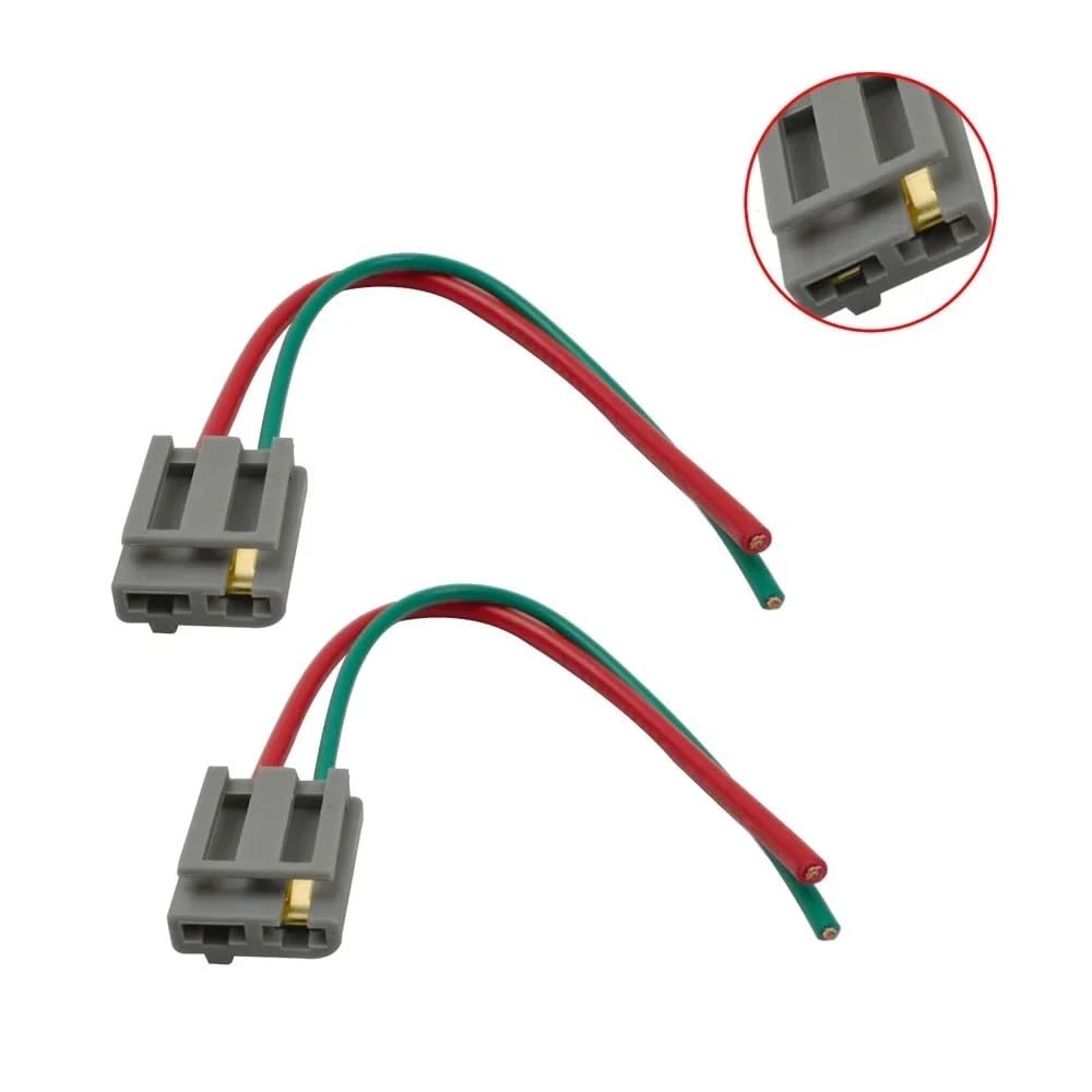 Verteiler und Drehzahlmesser Dual 12V 2-Draht 170072 HEI Power Pigtail Wire Elektrischer Kabelbaum kompatibel mit Wohnmobilen und ähnlichen Modellen(2PCS) von JGHFReW