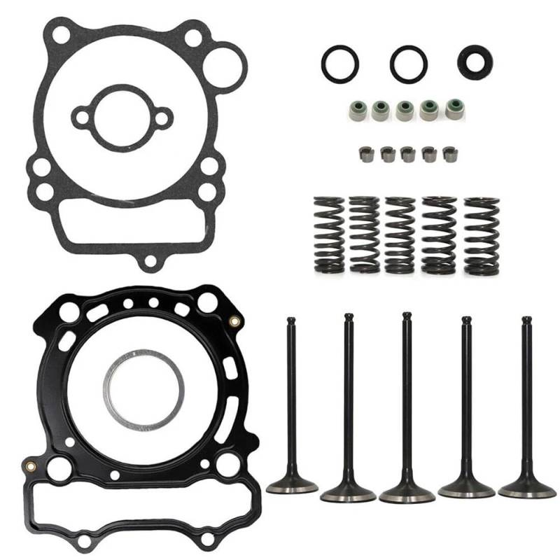 YZ250F WR250F 2001-2013 Kompatible Einlass- und Auslassventildichtung, Federdichtung, Splinte, Motorteilesatz von JGHFReW