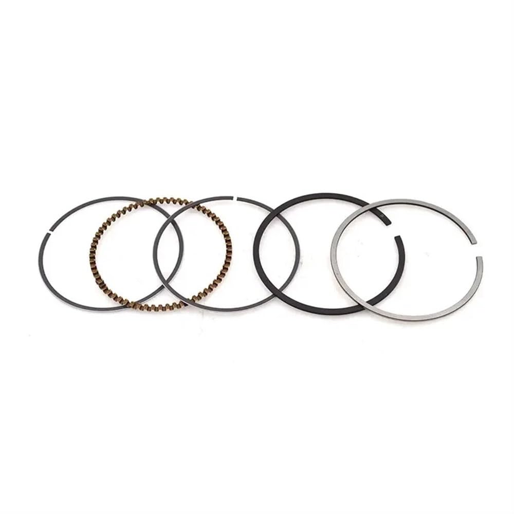 Zylinder-Kolbenring-Dichtungssatz, kompatibel mit GR125 XS125T XS125T17 ARA GR XS 125 125 cc bis 150 cc Motorradmotor-Ersatzteile(PISTON RING 52.4) von JGHFReW