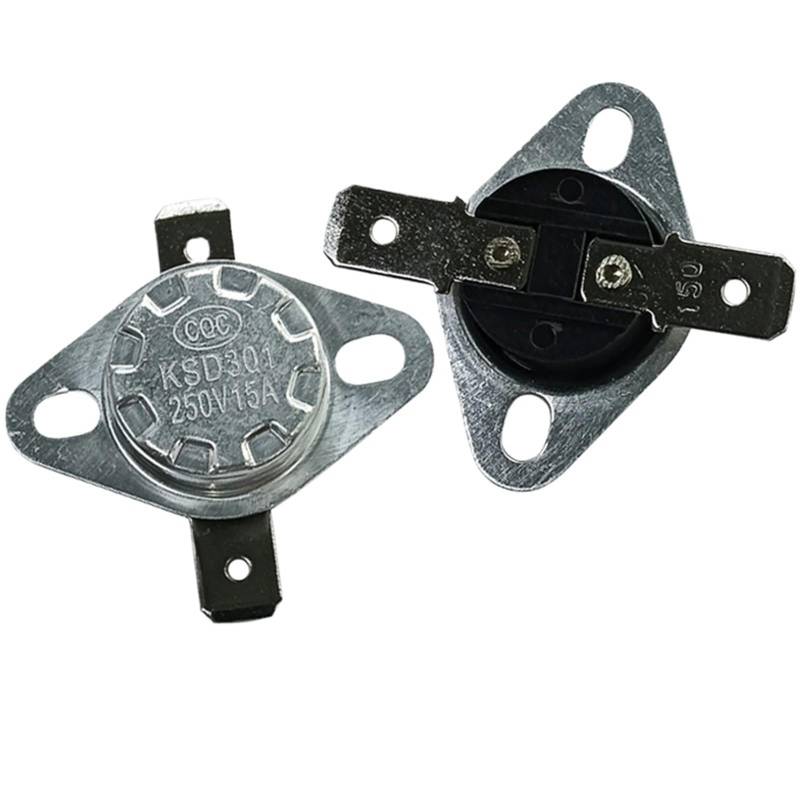 2 Stücke Bimetall-Thermostat KSD302/KSD301 40-150 °C 15A 250 V 40 °C 50 °C 60 °C 80 °C 100 °C 120 °C 130 °C 140 °C 145 °C 150 grad Normal Geschlossen(135C) von JGODGQPM