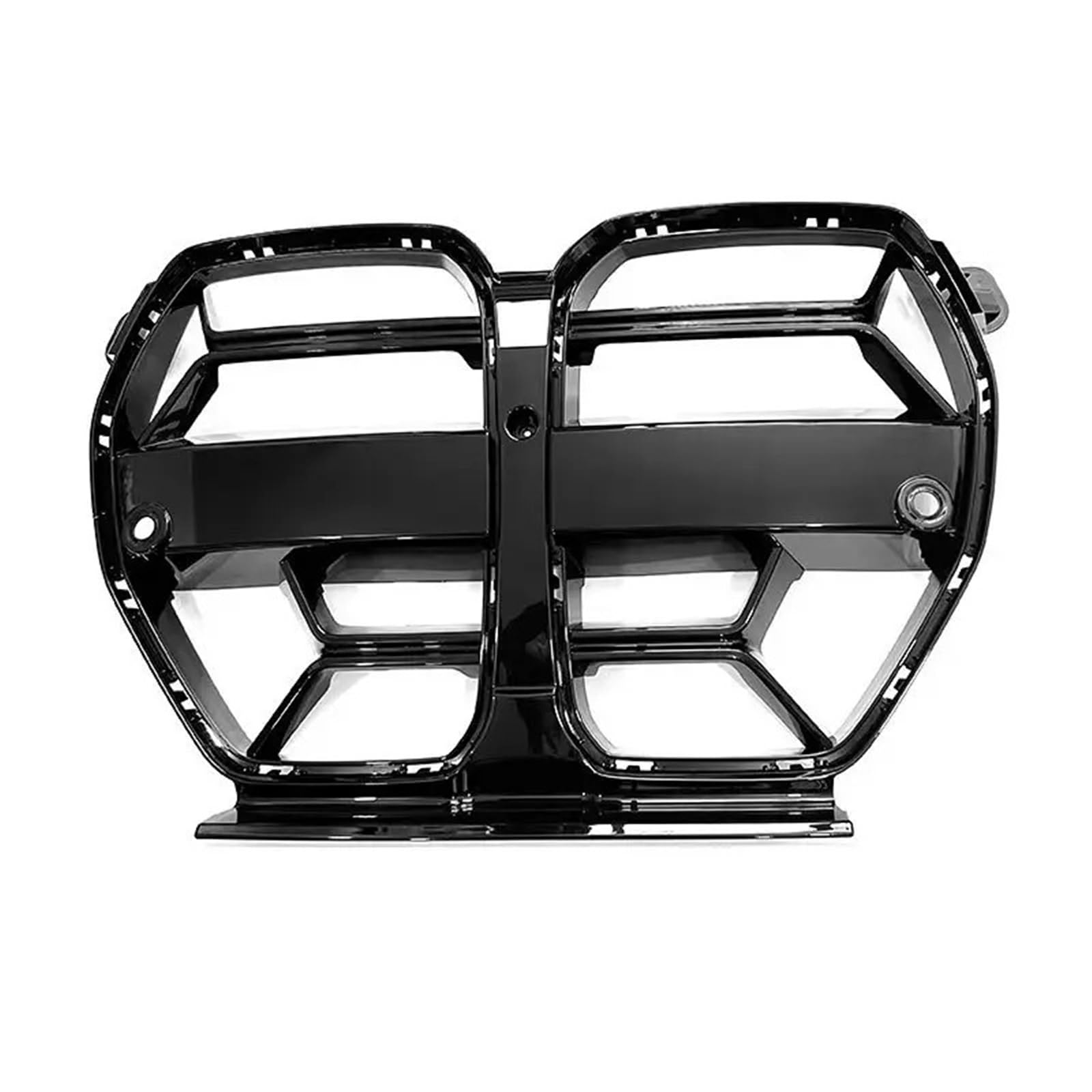 JGUYC Auto-Front-Center-Kühlergrill, Stoßstangengrill, Facelift-Renngrill, passend for BB//M//W M3 M4 G80 G82 2020 2021 2022 2023 2024, glänzend schwarz von JGUYC