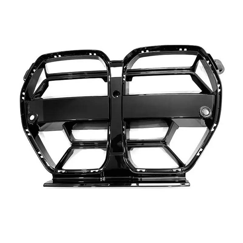 JGUYC Auto-Front-Center-Kühlergrill, Stoßstangengrill, Facelift-Renngrill, passend for BB//M//W M3 M4 G80 G82 2020 2021 2022 2023 2024, glänzend schwarz von JGUYC