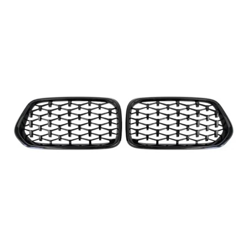 JGUYC Autozubehör Frontstoßstangen-Haubengrill Renngrill for BB//M//W F39 X2 Serie 4-Türer 18i 20i 25d 25e M35i 2019-2024 von JGUYC