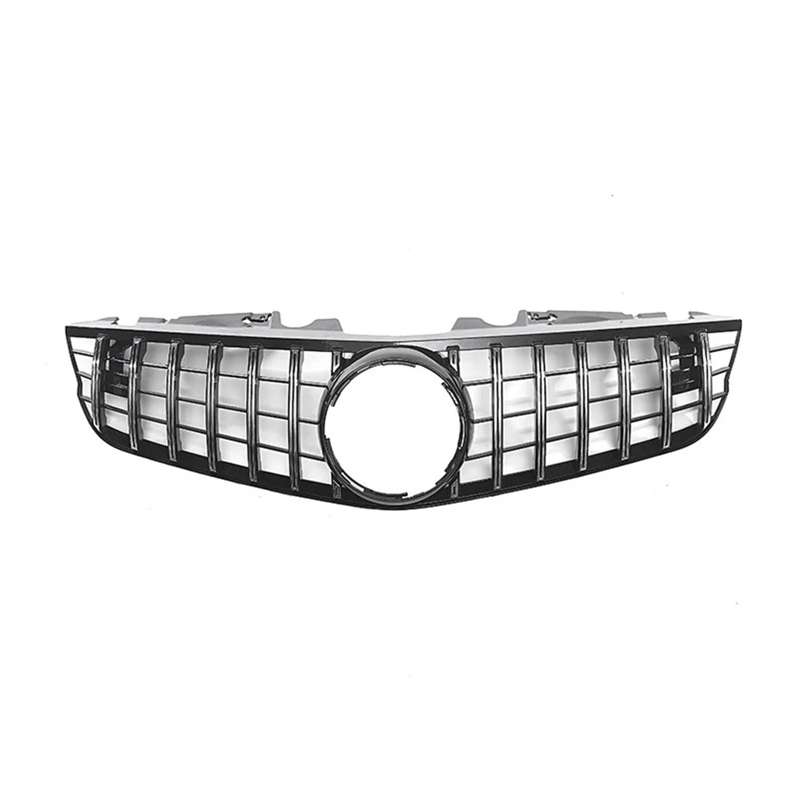 JGUYC Frontgrill Grills Haube Tuning Racing Grill for M/e/r/c/e/d/e/sB/e/n/z SL-Klasse R230 SL500 SL550 SL600 2008 2009 2010 2011 2012(Silver) von JGUYC