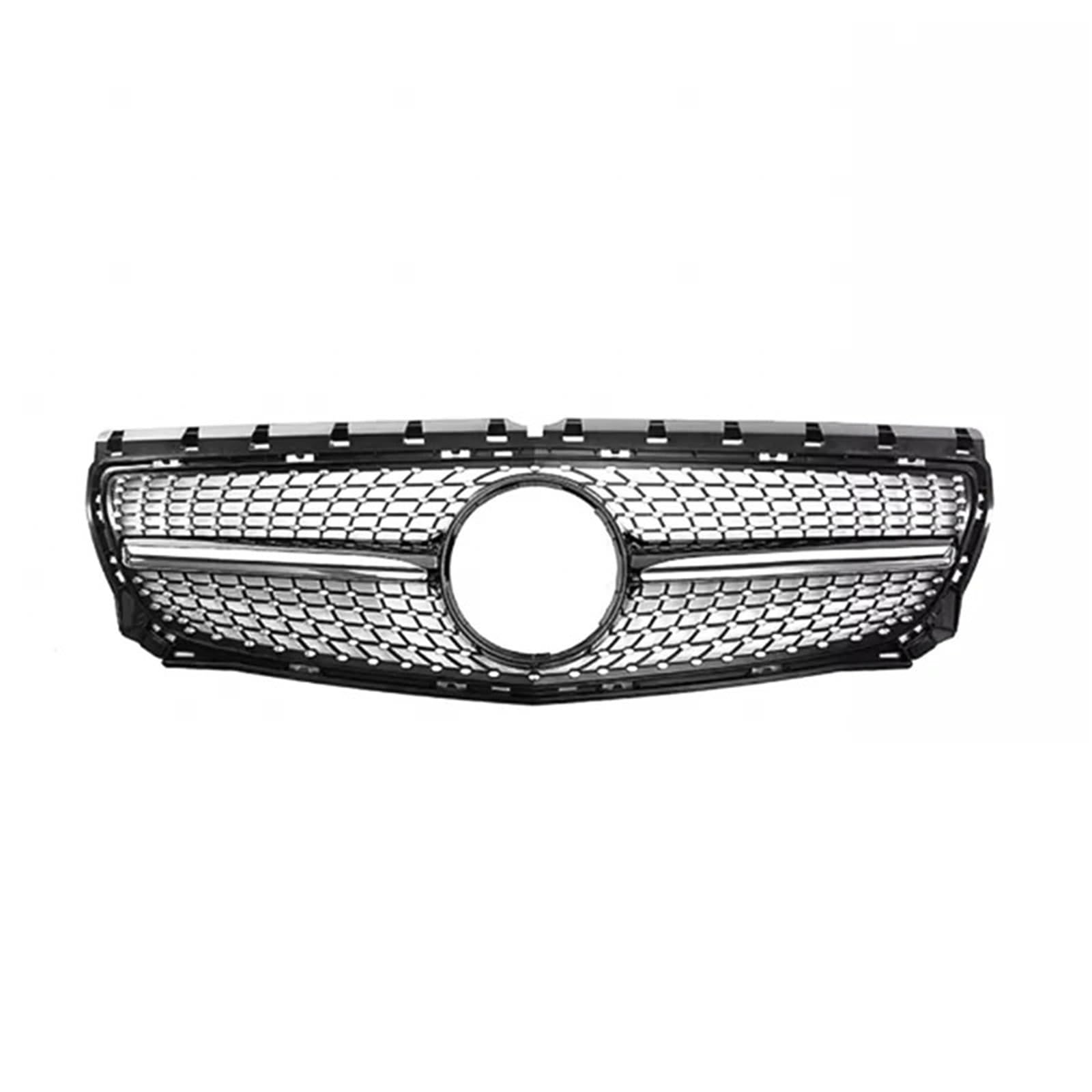 JGUYC Kühlergrill for M//e//r//c//e//d//e//sB//e//n//z B Klasse W246 B180 B200 B250 B220 2012 2013 2014 Frontstoßstange Racing Grill Tuning Zubehör(Black) von JGUYC