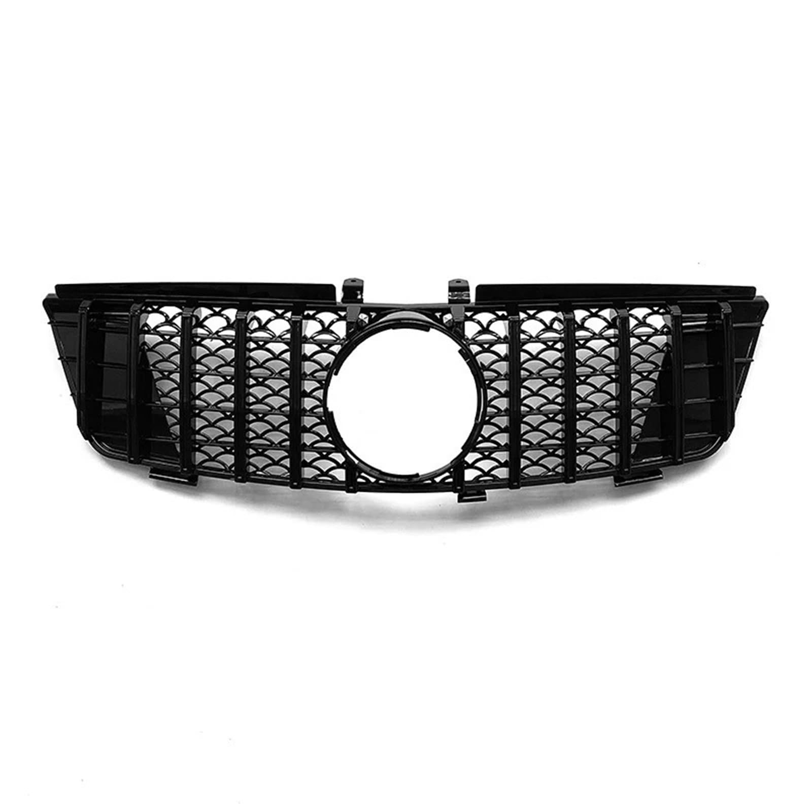 JGUYC Kühlergrill for M/e/r/c/e/d/e/sB/e/n/z W164 ML-Klasse ML320 ML350 ML450 ML500 2005 2006 2007 2008 Tuning-Zubehör-Grills(Black) von JGUYC