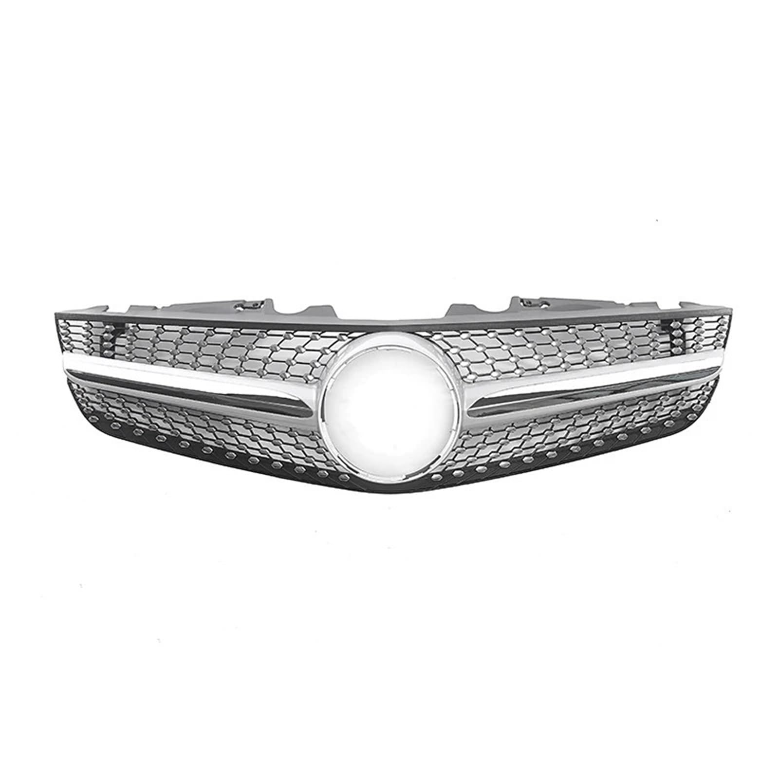 JGUYC Kühlergrill im Grillstil for M/e/r/c/e/d/e/sB/e/n/z R230 SL-Klasse SL300 SL350 SL500 SL550 SL600 2008-2012 Tuning-Grills(Silver) von JGUYC